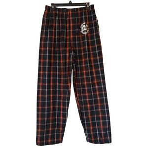 Eskimo Joes Boxercraft Black and Orange Plaid Flannel Pajama Pants